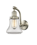 Innovations Lighting Bellmont 1-100 watt 6.5 inch Brushed Satin Nickel Sconce with Clear glass and Solid Brass 180 Degree Adjustable Swivels 5151WSNG192