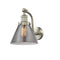 Cone Sconce shown in the Brushed Satin Nickel finish with a Plated Smoke shade