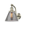 Cone Sconce shown in the Brushed Satin Nickel finish with a Plated Smoke shade