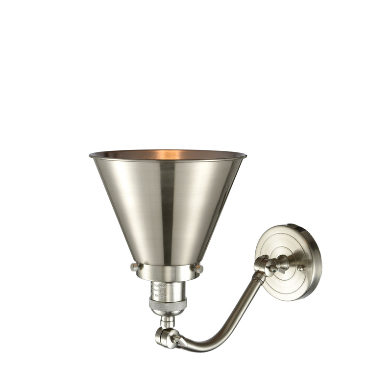 Innovations Lighting Appalachian 1 Light Sconce Part Of The Franklin Restoration Collection 515-1W-SN-M13-SN-LED