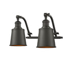 Addison Bath Vanity Light shown in the Oil Rubbed Bronze finish with a Oil Rubbed Bronze shade