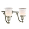 Innovations Lighting Small Canton 2 Light Bath Vanity Light Part Of The Franklin Restoration Collection 515-2W-SN-G181S-LED