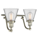 Innovations Lighting Small Cone 2 Light Bath Vanity Light Part Of The Franklin Restoration Collection 515-2W-SN-G62-LED