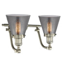 Innovations Lighting Small Cone 2 Light Bath Vanity Light Part Of The Franklin Restoration Collection 515-2W-SN-G63-LED