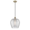 Norfolk Mini Pendant shown in the Antique Brass finish with a Clear shade