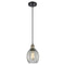 Eaton Mini Pendant shown in the Black Antique Brass finish with a Clear shade