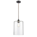 Cobbleskill Mini Pendant shown in the Oil Rubbed Bronze finish with a Clear shade