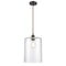 Cobbleskill Mini Pendant shown in the Oil Rubbed Bronze finish with a Clear shade