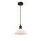 Orwell Mini Pendant shown in the Oil Rubbed Bronze finish with a Matte White shade