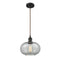 Gorham Mini Pendant shown in the Oil Rubbed Bronze finish with a Charcoal shade