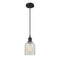 Caledonia Mini Pendant shown in the Oil Rubbed Bronze finish with a Mouchette shade