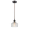 Dayton Mini Pendant shown in the Oil Rubbed Bronze finish with a Clear shade