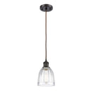 Brookfield Mini Pendant shown in the Oil Rubbed Bronze finish with a Clear shade