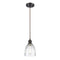 Brookfield Mini Pendant shown in the Oil Rubbed Bronze finish with a Clear shade