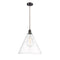 Ballston Cone Pendant shown in the Oil Rubbed Bronze finish with a Clear shade