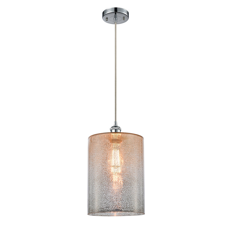 Cobbleskill Mini Pendant shown in the Polished Chrome finish with a Mercury shade