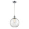 Athens Mini Pendant shown in the Polished Chrome finish with a Clear shade