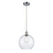 Athens Mini Pendant shown in the Polished Chrome finish with a Seedy shade