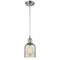 Caledonia Mini Pendant shown in the Polished Chrome finish with a Mica shade