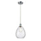 Waverly Mini Pendant shown in the Polished Chrome finish with a Clear shade