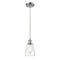 Ellery Mini Pendant shown in the Polished Chrome finish with a Seedy shade