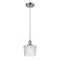 Niagra Mini Pendant shown in the Polished Chrome finish with a Clear shade