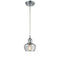 Fenton Mini Pendant shown in the Polished Chrome finish with a Clear shade