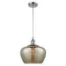 Fenton Mini Pendant shown in the Polished Chrome finish with a Mercury shade