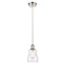 Ellery Mini Pendant shown in the Polished Nickel finish with a Clear shade