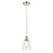 Ellery Mini Pendant shown in the Polished Nickel finish with a Seedy shade