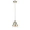 Smithfield Mini Pendant shown in the Polished Nickel finish with a Polished Nickel shade