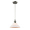 Orwell Mini Pendant shown in the Brushed Satin Nickel finish with a Matte White shade