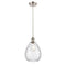 Waverly Mini Pendant shown in the Brushed Satin Nickel finish with a Clear shade