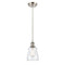 Ellery Mini Pendant shown in the Brushed Satin Nickel finish with a Clear shade