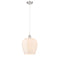 Norfolk Mini Pendant shown in the Brushed Satin Nickel finish with a Matte White shade