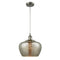 Fenton Mini Pendant shown in the Brushed Satin Nickel finish with a Mercury shade