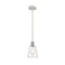 Ellery Mini Pendant shown in the White and Polished Chrome finish with a Clear shade