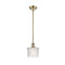 Niagra Mini Pendant shown in the Antique Brass finish with a Clear shade