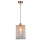 Cobbleskill Mini Pendant shown in the Antique Copper finish with a Mercury shade