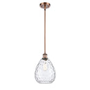 Waverly Mini Pendant shown in the Antique Copper finish with a Clear shade