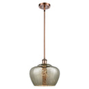 Fenton Mini Pendant shown in the Antique Copper finish with a Mercury shade