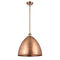 Ballston Dome Pendant shown in the Antique Copper finish with a Antique Copper shade