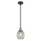 Eaton Mini Pendant shown in the Black Antique Brass finish with a Clear shade