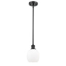 Belfast Mini Pendant shown in the Matte Black finish with a Matte White shade