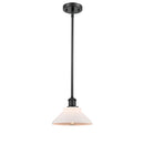 Orwell Mini Pendant shown in the Matte Black finish with a Matte White shade