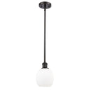 Belfast Mini Pendant shown in the Oil Rubbed Bronze finish with a Matte White shade