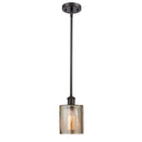 Cobbleskill Mini Pendant shown in the Oil Rubbed Bronze finish with a Mercury shade