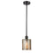 Cobbleskill Mini Pendant shown in the Oil Rubbed Bronze finish with a Mercury shade