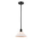 Orwell Mini Pendant shown in the Oil Rubbed Bronze finish with a Matte White shade