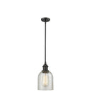 Caledonia Mini Pendant shown in the Oil Rubbed Bronze finish with a Mica shade